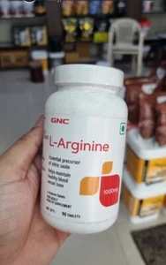 GNC L-Arginina 1000 mg | 90 Comprimidos 1000mg Por Porción Envío Gratis - Imagen 1 de 6