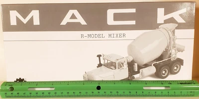 Rare, First Gear 1998 Mack R-Model Mixer Truck, 1:34 Die-Cast Replica, # 19-2282 - Image 1 of 4