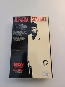 Scarface Betamax BETA tape MCA 1984 Short Box Oliver Stone Al Pacino NICE shape! - Picture 1 of 8