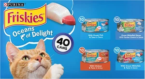 Friskies Katzenfutter vierzig (40) 5,5 Unzen Dosen - Bild 1 von 11
