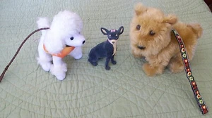 AMERICAN GIRL JULIE'S PET CHIHUAHUA, TERRIER AND POODLE EUC! - Bild 1 von 4