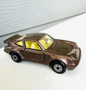 Matchbox Superfast No. 3 Porsche Turbo Made In England 1978 Lesney Gloss Brown - Picture 1 of 8