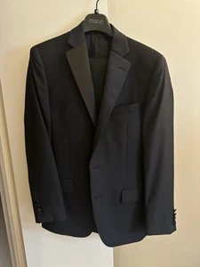 Ralph Lauren Mens Tonal Formal Tuxedo, Black, 38 Regular / 32W - Picture 1 of 4