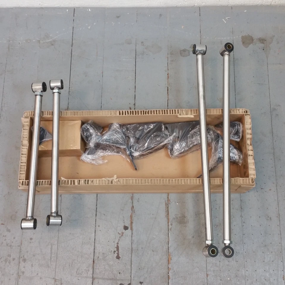 Kit de 4 eslabones triangulados de acero inoxidable tamaño completo para Plymouth 1949-1956 Foto 1 de 4