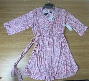 women’s paisley robe and short set lounge/ sleepwear. size L - Picture 1 of 5