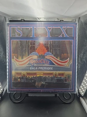 Styx Paradise Theater Etched 1981 LP Original SP-3719 Terre Haute Pressing VG+ - Image 1 of 4