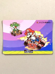 Mario and Yoshi - 3 - Super Mario Kart - Tarjeta Nintendo Banpresto De Colección - Imagen 1 de 2