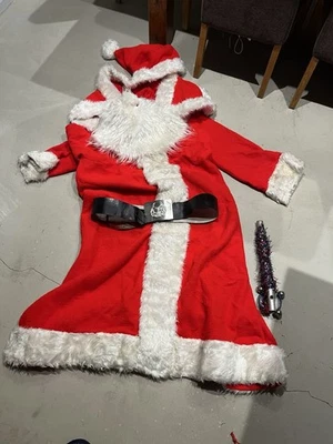 Disfraz de Papá Noel Traje de Papá Noel para Fiesta de Navidad XXL Vestido Elegante Foto 1 de 4