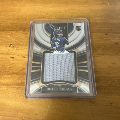 Diego Cartaya Dodgers Rookie Patch Card - Image 1 of 2