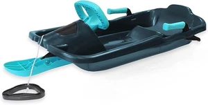 Skipper Lenkbob titan/blue für Kinder - Bob Schlitten mit Lenkrad NEU - Bild 1 von 7