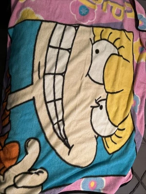 Vintage Rare 1998 Rugrats Fleece Throw Blanket ~ Angelica 90’s Nickelodeon - Image 1 of 2