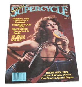 Supercycle Magazine March 1979 Biker Guide How To Act In Public Sno Fun Honda - Picture 1 of 1