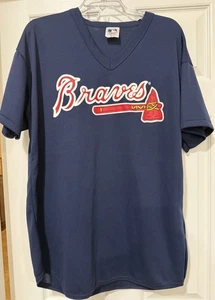 Atlanta Braves Jersey Majestic Diamond Collection Vintage Men XL Made in USA - Picture 1 of 5