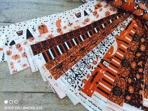 Spellbound By Sweetfire Road Moda Halloween Fabric Strips 30 Strips 2.5" - Picture 1 of 6