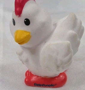 Little People 2012 HUHN Fisher Price Bauernhof Scheune Hahn Vogel Arche Noah Tier - Bild 1 von 5