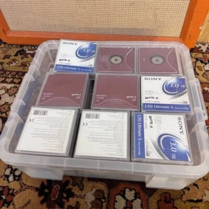 Lotto lavoro 50x Sony LTO LTX1500G Ultrium 5 nastro cartuccia dati 1,5 / 3,0 TB - Foto 1 di 2