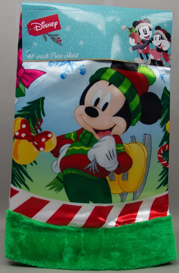 Disney 48 in Diameter Mickey Mouse & Friends Christmas Tree Skirt NWT - Image 1 of 1