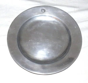Wilton Columbia RTP 12.3/4 Colonial Aluminium Aluminum Pewter Platter Chop Plate - Picture 1 of 2