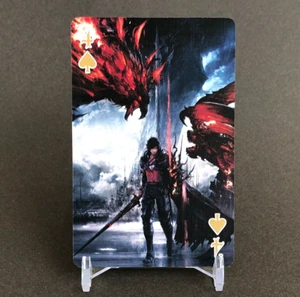 Tarjetas de juego Final Fantasy 35 aniversario UNIQLO Collabo Yoshitaka Amano #4 d - Imagen 1 de 9