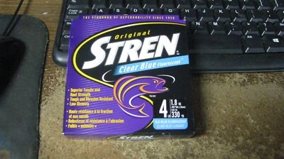Stren "clear blue" line, 330 yds, 4#,  ice fishing,  free shipping - Image 1 of 2