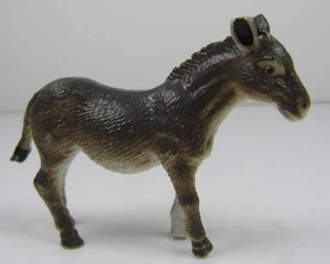 Unbranded Brown Donkey 2.25" Long Plastic Animal Toy Figure China - Picture 1 of 2