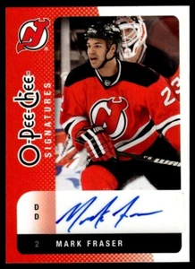 2010-11 O-Pee-Chee Signatures Mark Fraser Auto #OS-MF - Picture 1 of 2