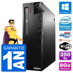 PC Lenovo ThinkCentre M93p SFF Intel G3220 RAM 8Go Disque 250Go Windows 10 Wifi - Photo 1/3