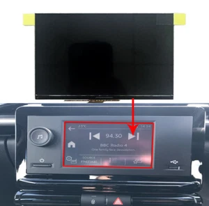 OEM NEU LCD DISPLAY RADIO für Citroen C3 III 98368504ZD 9850558480 9841656780 - Bild 1 von 3