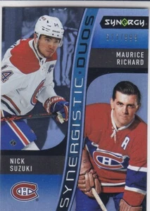 RICHARD SUZUKI 2023-24 UPPER DECK SYNERGY DUOS INSERT #517/999 MONTREAL - Picture 1 of 1