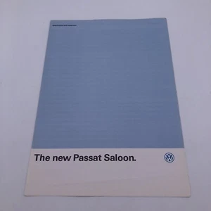 VW The New Passat Saloon Specification & Equipment 1988 UK Foldout Brochure - Picture 1 of 10