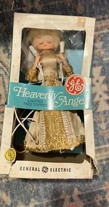 Vintage GE Heavenly Angel Lighted Tree Topper, Complete Working Original Box - Picture 1 of 5