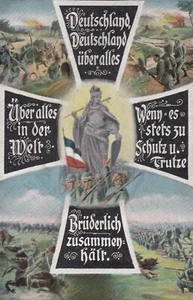 Patriotische Postkarte um 1916 - Imagen 1 de 2
