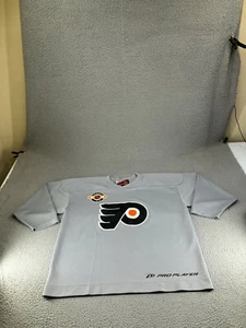 Vintage Philadelphia Flyers Pro Player Jersey Mens 2XL XXL Gray 90s NHL Blank - Picture 1 of 22