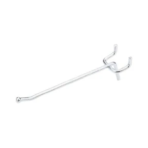 National Hardware Zinc Plated Silver Steel 4 in. Single Hook 2 pc. - Picture 1 of 1