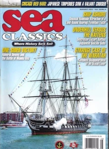 Sea Classics Aug 2023 USS Chicago SS Warath Battle of Manila Bay Japanese Kaiten - Imagen 1 de 15