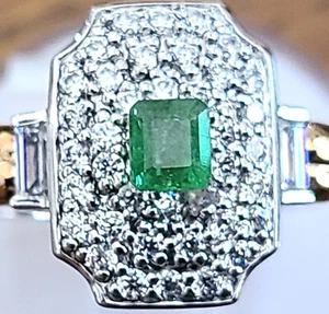 Tsavorite  .50 Ct. Tsavorite Green Garnet Emerald Cut Loose Stone Gemstone - Picture 1 of 6