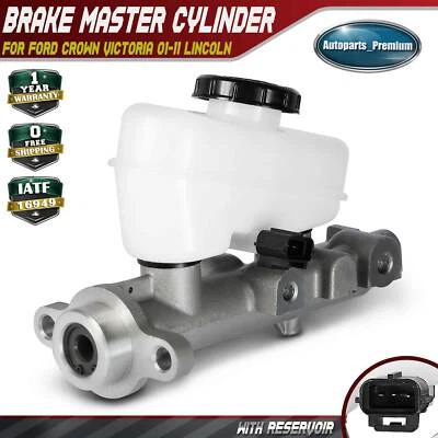 Cilindro mestre de freio com reservatório para Ford Crown Victoria 01-11 Lincoln Mercury - Imagem 1 de 4