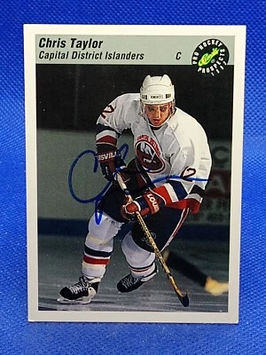 AUTOGRAPH AUTO Chris Taylor NY Islanders 1993 Classic #113 - Image 1 of 4