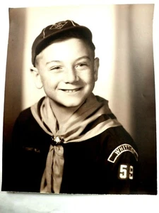 Vintage Pfadfinder Whittier California Packung 59 Portrait schwarzweiß 8" x 10" ca. 1950er - Bild 1 von 4