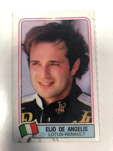 ELIO DE ANGELIS LOTUS FORMULA 1 GRAND PRIX 1984 PANINI PLASTIFICATA OTTIMA - Picture 1 of 2