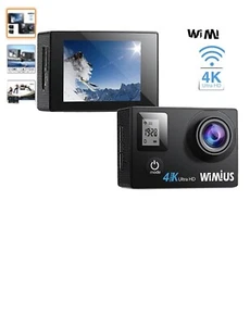 Wifi 4K Ultra HD Sport Action Camera DVR DV Waterproof Camcorder - Picture 1 of 12