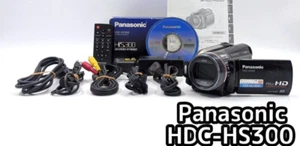 Panasonic HDC-HS300 HD camcorder 120GB HDD black Used from Japan - Picture 1 of 8