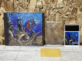 PC Engine SOFT HuCARD Deep Blue: Undersea Myth Pack-in Video Available USED