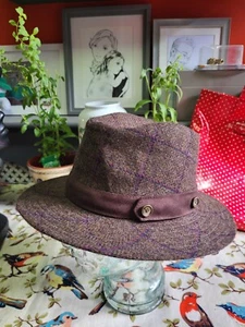 Vintage Jack Murphy "Ladies Day" 100% Wool Hat Size M - Picture 1 of 6