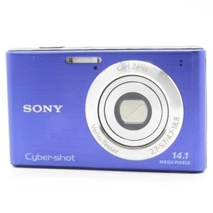 【Near MInt】SONY Cyber-shot DSC-W550 Digital Camera Blue 14.1MP 4x zoom w/Box - Picture 1 of 10