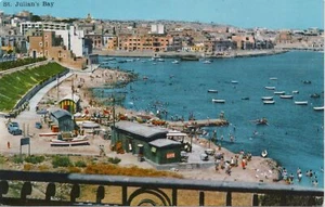 (ca58) St Julian's Bay - Malta Postcard - Picture 1 of 2
