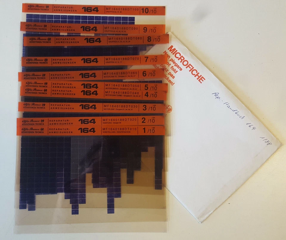 Manuale Officina/Manuale di Servizio Alfa Romeo 164 2000, Turbo, V6 & Diesel - Immagine 1 di 1