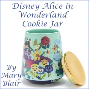 Disney Store Alice in Wonderland Mary Blair Cookie Jar NEW DISCONTINUED - Picture 1 of 12