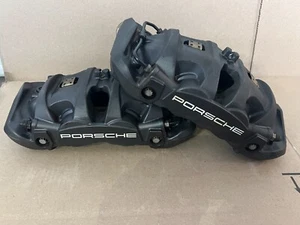 🚘 2017-2024 Porsche 911 Carrera Front Brembo Brake Caliper Set 18k 991.2 992 - Picture 1 of 22