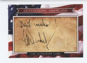 Tarjeta automática firmada por el gobernador senador Lowell Weicker Richard Nixon Watergate - Imagen 1 de 1